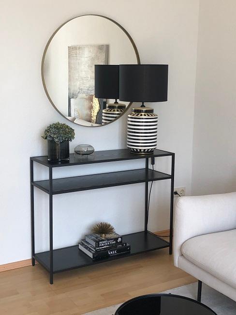 narrow living room