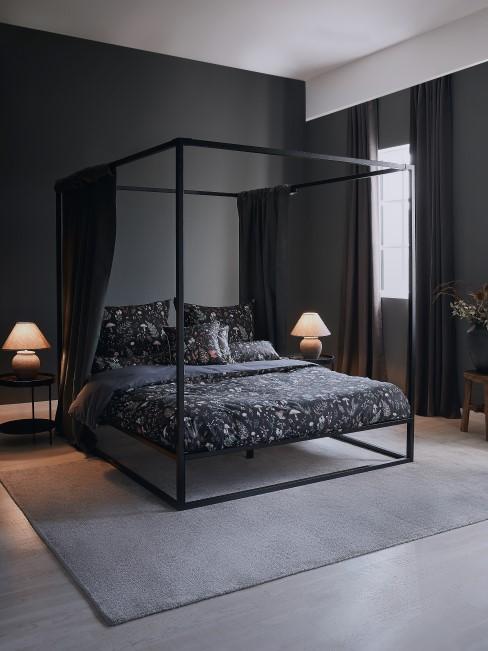 black bedroom ideas