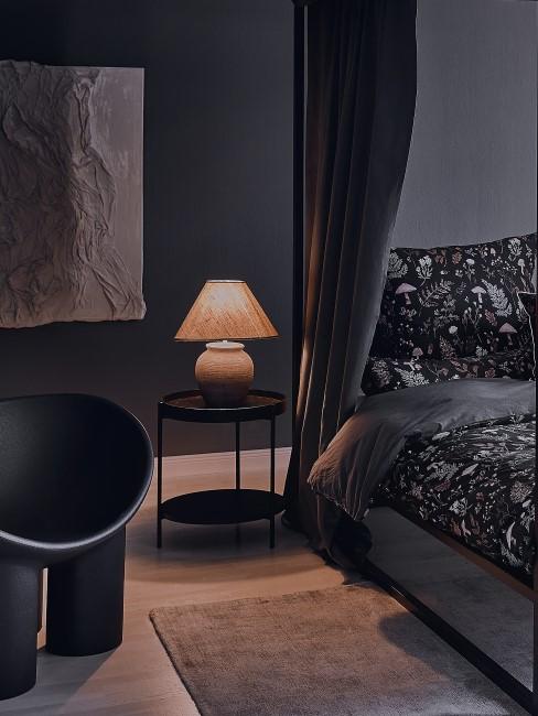 black bedroom ideas