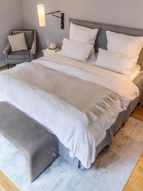 gray bedroom