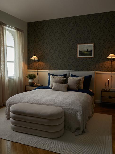 gray bedroom